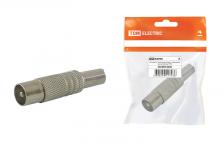 Tdm Штекер TV антенный металл с пружиной, SQ1809-0028 1 ед.упак (1 шт)