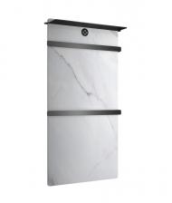 Полотенцесушитель электрический Wonzon & Woghand Stuttgart WW-A504W-GM белый мрамор, темный графит