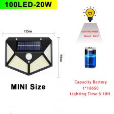Солнечный светильник с датчиком движения 118 LED