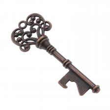 Металлическая открывалка для бутылок в форме ключа