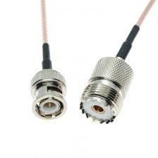 BNC штекер Q9 к UHF PL259 штекер SO239 PL-259 SO-239 Перемычка с гнездом Косичка FPV RG316 Кабель