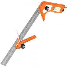 Угольник Sparta 323675, 300 мм, металлический, комбинированный