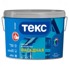 краска акрилатная фасадная ТЕКС Профи база D 9л бесцветная, арт.700001195