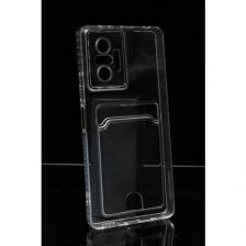 Чехол для карты на Xiaomi Redmi Note 10 Pro / чехол на сяоми редми нот 10 про с защитой камеры прозрачный