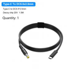 USB Type C к DC5525 адаптер питания для электрического паяльника