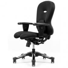 Компьютерное кресло Hara Chair Miracle с регулируемыми подлокотниками офисное, обивка: текстиль, цвет: черный