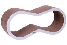 Когтеточка FRAIS из картона 71х31х22 см краун белая