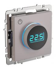 IEK BRITE Термостат электронный с индикацией ТС10-1-БрЖ жемчуг BR-RT11-K36 1 шт