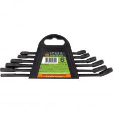 Этот набор комбинированных ключей от бренда ISMA станет незаменимым помощником как для профессионалов, так и для домашних мастеров. Включая 6 ключей различных размеров, он идеально подходит для выполнения широкого спектра работ, от ремонта автомобилей до бытовых задач.Характеристики:Размеры ключей: 6, 8, 10, 12, 13, 14 мм.Материал: Изготовлены из высококачественной углеродистой стали, что обеспечивает долговечность и устойчивость к коррозии.Удобство хранения: Поставляется в пластиковом держателе, который позволяет удобно организовать и хранить ключи, предотвращая их потерю.Высокая прочность и надежность: Ключи из углеродистой стали обладают отличными механическими свойствами, что делает их идеальными для работы с крепежами различной прочности.Разнообразие размеров: Набор включает ключи от 6 до 14 мм, что позволяет легко справляться с различными задачами, будь то мелкий ремонт или более серьезные работы.Компактный и легкий пластиковый держатель: Держатель обеспечивает удобное хранение и транспортировку, позволяя всегда иметь инструменты под рукой.Дополнительные особенности:Универсальность: Идеально подходят для работы с болтами и гайками, как в автомобиле, так и в быту, что делает их незаменимыми в любом наборе инструментов.Легкость в использовании: Комбинированные ключи позволяют быстро переключаться между открытым и закрытым положениями, что делает процесс работы более эффективным.