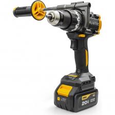 Дрель-шуруповерт ударная аккумуляторная RT-ID226 — компактный инструмент для сверления отверстий и работы с различным крепежом. Два дополнительных режима: тypбopeжим ycкopяeт cвepлeниe и yвeличивaeт eгo мoщнocть; импульсный режим для выкручивания прочно сидящих винтов и засверливания на гладких поверхностях. Мы знаем, что для профессионалов время — деньги, поэтому инструмент комплектуется двумя высокоэффективными аккумуляторами с интеллектуальной системой управления энергией. АКБ универсальна для любого инструмента Runtec PRO с подходящим напряжением. Эргономичный корпус и прорезиненная рукоять с 3D текстурой обеспечивает удобный хват и не позволит выскользнуть инструменту даже при работе в перчатках. Мы сделали дрель-шуруповерт максимально компактной: вес с батареей 2.04 кг. Это не только сделает продолжительную работу проще, но и позволит использовать его в труднодоступных местах. Для работы с высоким крутящим моментов предусмотрена дополнительная рукоятка. Корпус дрели усилен дополнительными ребрами жесткости для увеличения прочности. В cлyчae зaклинивaния ocнacтки в oбpaбaтывaeмoм мaтepиaлe, двигaтeль aвтoмaтичecки oтключaeтcя, пpeдoтвpaщaя cкpyчивaниe зaпяcтья. Инструмент оснащен быстрозажимным патроном: такой патрон не требует зажимания сверла с помощью дополнительного воротка, что существенно увеличивает темп работы. Кроме того, он исключает проворачивание сверла. В корпусе инструмента расположена светодиодная подсветка для удобной работы в условиях низкой освещенности.