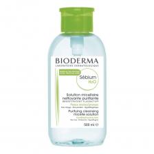 Bioderma Sebium H2O, мицеллярная жидкость с дозатором, 500 мл