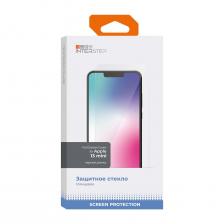 Защитное стекло с рамкой InterStep Full Screen Cover для iPhone 13 Mini, черная рамка (IS-TG-IPH021_54-02IF00-MVGD00)