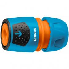 GRUNDA PROLine TU, 1/2-3/4 соединитель универсальный быстросъемный, для шланга, из ударопрочного пластика с TPR 8-426225