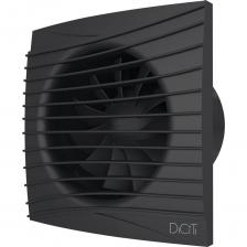Осевой вытяжной вентилятор DICITI SILENT 5C Matt black, диаметр 125, декоративный 90-03097