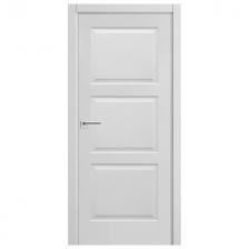 полотно дверное ПРИНЦИП Трио белое глухое 200х80см эмаль с фурн.