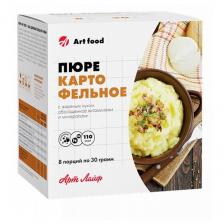 Артлайф Пюре картофельное с жареным луком, 8 саше-пакетов по 30 г - Обогащенное витаминами и минералами Artlife / Арт лайф