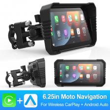 BEPOCAM 5/6,25 дюйма Carplay Мотоцикл DVR Навигация GPS Беспроводной CarPlay Android Auto Airplay Дисплей Экран Монитор IPX7