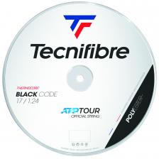 Теннисная струна Black Code 1,24 мм моноволокно, рулон 200 м, черный TECNIFIBRE, черный