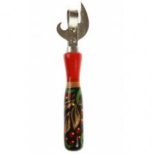 Открывашка с деревянной ручкой / открывашка лакированная / консервный нож