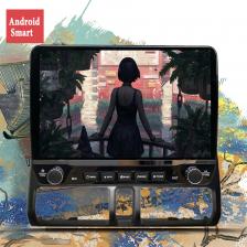 Android 14.0 8G + 128G Автомобильный радиоприемник Мультимедийный видеоплеер Авто стерео GPS для Honda CRV 2001 2002 2003 2004 2005 2006 Carplay Auto