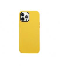 Чехол-накладка K-Doo Mag Noble Collection MagSafe Series для Apple iPhone 13 Pro Max искусcтвенная кожа (желтый)