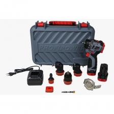 Profipower Аккумуляторный бесщеточный шуруповерт Комби BL-161C (16В, 40Нм, Li-ion 2шт, 2.0Ач, 2 скорости, 0.8-10мм, З/У, в кейсе) E0249напряжение аккумулятора—18 В;тип аккумулятора—Li-Ion;ёмкость аккумулятора—2 А·ч; 2 шт