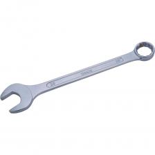 Комбинированный гаечный ключ Oasis 103011501053 на 30 мм – универсальный инструмент для выполнения большого количества задач. Он пригодится для сборки мебели, ремонта автомобилей, а также для выполнения сантехнических и монтажных работ. Конструкция ключа сочетает в себе два профиля: открытый зев для быстрой работы и накидной – для максимального контакта с гранями гайки без проскальзывания и повреждения деталей. Практичность в каждой детали. Инструмент изготовлен из высококачественной хромованадиевой стали (CrV) с твёрдостью 48 HRC, благодаря чему выдерживает значительные нагрузки без деформации. Зев инструмента имеет угол наклона 15°, что делает его удобным для работы с гайками и болтами в труднодоступных местах. Матовое хромированное покрытие защищает инструмент от коррозии и обеспечивает сцепление, предотвращая выскальзывание из рук. Срок службы не ограничен. Гаечный ключ Oasis – надёжный помощник в любых задачах.