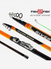 Удилище телескопическое угольное с/с Fish2Fish River King 300 (20-60), Черный