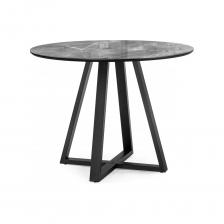 Стол стеклянный Woodville Норфолк 100 серый мрамор/черный 588039 предназначен для дома. Прост в уходе, что экономит время и силы. Благодаря высокой прочности прослужит долго. Современный дизайн украсит любой интерьер.