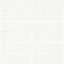 Мозаика Starmosaic Brick & Metro белая керамическая 300х300х6 мм матовая