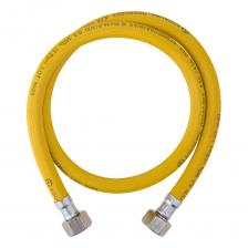 Подводка для газа ПВХ AQUALINK предназначена для подсоединения газового оборудования к источнику газоснабжения. Шланг подводки выполнен из ПВХ и армирован полиэфирной нитью, гайки и штуцеры выполнены из сплава, предназначенного для работы в газовыхсредах (ЧНЗХМДШ с никелевым покрытием). Благодаря высокой эластичности подводки обеспечивается удобство монтажа изделия. Подводка комплектуется паронитовыми уплотнительными кольцами и поставляется в индивидуальной упаковке со штрихкодом, в которую вложен паспорт изделия. Допускается эксплуатация подводки в рекомендованном диапазоне рабочих температур от -10 до +70 °С.