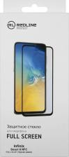 Защитное стекло для смартфона Защитное стекло для экрана Redline для Infinix Smart 6 NFC черный [ут000028372]