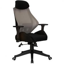 Офисное кресло - стул компьютерный с сетчатой спинкой с регулируемыми подлокотниками для персонала TEODOR (черный) Dobrin 122M-LMR TEODOR, цвет черный