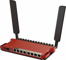 Маршрутизатор Wi-Fi роутер MIKROTIK L009UiGS-2HaxD-IN, AX600, красный