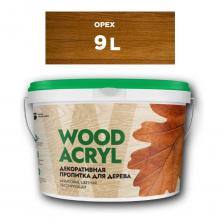 Экологичная водоотталкивающая пропитка-антисептик на основе акриловой дисперсииWoodAcryl применяется для защиты и финишной декоративной отделки деревянных поверхностей внутри и снаружи помещений. Обеспечивает защиту древесины от воздействия ультрафиолетового излучения, атмосферных осадков и биологического разрушения (гниения, плесени, насекомых-древоточцев, деревоокрашивающих грибов). Образует покрытие с лессирующим эффектом, выгодно подчеркивает фактуру древесины.Перед применение пропитку требуется тщательно перемешать. Не разбавлять. Обрабатываемая поверхность должна быть чистой, сухой, без гнили и грибковых поражений. Отслаивающееся старое покрытие необходимо удалить шлифовкой, скребком или металлической щеткой. Наносить пропитку следует кистью, валиком или краскораспылителем вдоль волокон древесины. Температура воздуха при приведении работа должны быть не ниже +5С. Воздействие воды (атмосферных осадков) на покрытие допускается через 2 дня после нанесения. Время высыхания «на отлип» при температуре 20-22С – 30 минут, нанесение следующего слоя – не раньше, чем через 1 час. Окончательный цвет поверхность, окрашенная цветной пропиткой, приобретает после высыхания.Расход: зависит от впитывающей способности основания. В среднем на 1 слой расход составляет: 1 л на 8-10м2, на 2 слой 1 л на 10-12 м2.Срок годности – 12 месяцев с даты изготовления.Состав: Акриловая дисперсия, фунгицид, краситель, модифицирующие добавки (пеногаситель, консерванты, загуститель), вода.