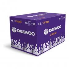 Батарейка DAEWOO CR1220 представляет собой надежный литиевый элемент питания, который обеспечивает стабильное напряжение в 3 В. Этот типоразмер, также известный как "таблетка", подходит для использования в различных электронных устройствах, требующих компактных и долговечных источников энергии. Упаковка из 20 штук позволяет экономично использовать батарейки, обеспечивая запас на длительное время. Блистерная упаковка защищает элементы от внешних воздействий и сохраняет их работоспособность до момента использования. Литиевый элемент FR обеспечивает надежную работу в широком диапазоне температур, что делает эти батарейки универсальным решением для множества задач.
