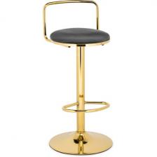 Барный стул Woodville Lusia dark gray / gold