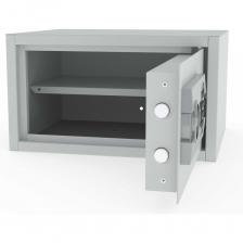 Мебельный сейф серии СМ — идеальное решение для надежного хранения бухгалтерской и другой важной документации в медицинских, производственных, учебных и спортивных учреждениях. Сейф СМ-25Э обладает прочной сварной конструкцией из высококачественной холоднокатаной стали, что обеспечивает максимальную защиту ваших документов. Оснащенный надежными врезными замками с двумя ригелями и электронным замком, он гарантирует безопасность и спокойствие. Сейф покрыт специальной порошковой краской, которая не только придает ему эстетичный вид, но и обеспечивает защиту от ударов, сколов и средств дезинфекции. Это значит, что ваш сейф будет выглядеть как новый даже после многократной обработки.