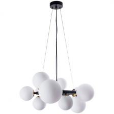 Подвесной светильник Arte Lamp Gemini A2243SP-10BK (плафоны шарики)