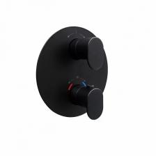 Термостатический смеситель встраиваемый KERAMA MARAZZI Ole 67638EKM.01.093 черный матовый