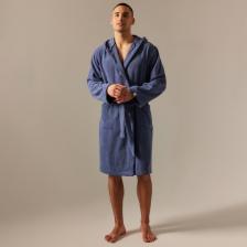 Халат махровый с капюшоном мужской SL HOME: Basic "Ривьера", размер XL, 100% хлопок, 420 г/м2 984904