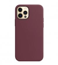 Силиконовый чехол iLike для iPhone 16 Pro Max - Темная вишня