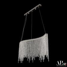 Подвесная люстра хрусталь светодиодная APL LED Sicilia SH07.80.B.Ni.4000