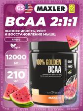 БСАА MAXLER (USA) 100% Golden BCAA 12000 mg 210 г, Арбуз