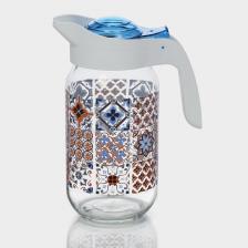 Кувшин для воды стеклянный «Мозаика», 1 л, 9x20 см