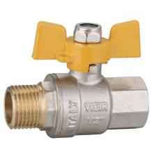 Газовый кран 1 г/ш (бабочка) Vieir (Виеир) (VRQ211-03)