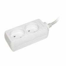 IEK Удлинитель У02 2 места WYP10-16-02-05-Z-N 1 шт