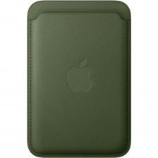 Чехол-бумажник Apple для iPhone FineWoven Wallet MagSafe зелёный