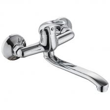 Смеситель для кухни Diadonna (Диадона) с длинным изливом настенный D46-150 хром