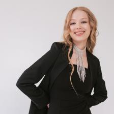 Чокер «Лёд» нити вниз, цвет белый в серебре, 26.5 см